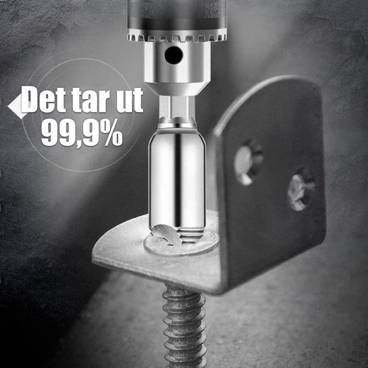 Effektivt verktøy for å løsne skadede skruer og strippede bolter. Universal boltuttrekker sett.