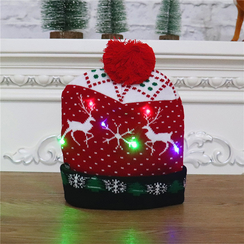 Unisex LED-julelue, et strålende valg for julefester og gaver.