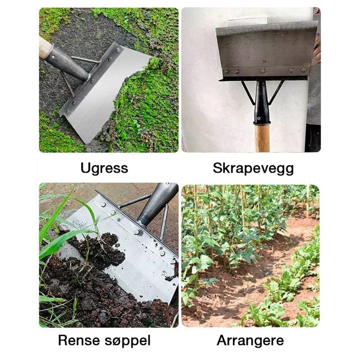 Essensiell rengjøringsspade for alle dine utendørs prosjekter, fra terrassevask til hagevedlikehold.