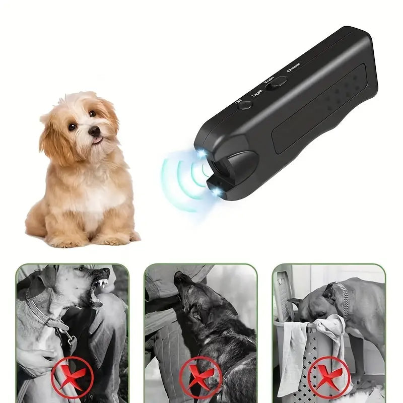 Ultrasonisk hundetrener. Håndholdt enhet for trygg og effektiv adferdskorrigering, pluss skadedyrkontroll.