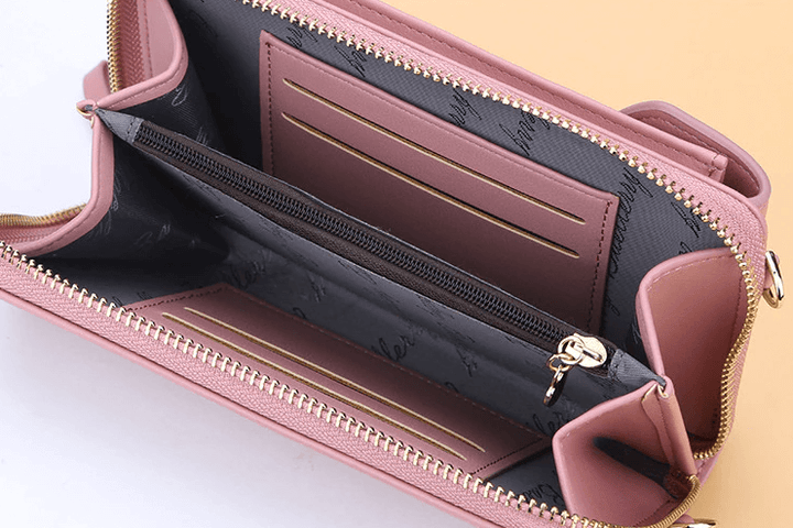 Minimalistisk PU-skinn crossbody, en tidløs og praktisk kvinneveske.