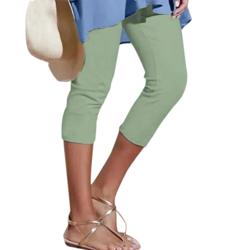 Høy midje leggings for kvinner, gir komfort og en flatterende silhuett til hverdags.
