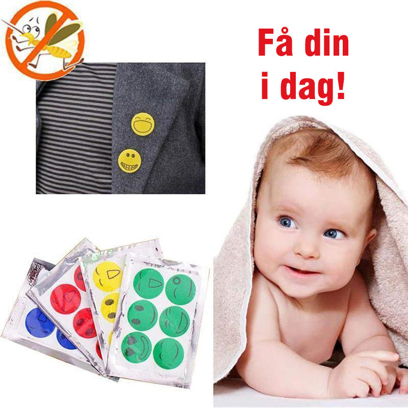 Naturlig myggplaster for barn og familie. Effektiv insektbeskyttelse med trygge klisterlapper.