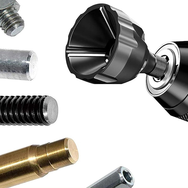 Tungstenkarbid borutstyr/avgrader for drill, perfekt for mekanisk boltreparasjon og metallbearbeiding.