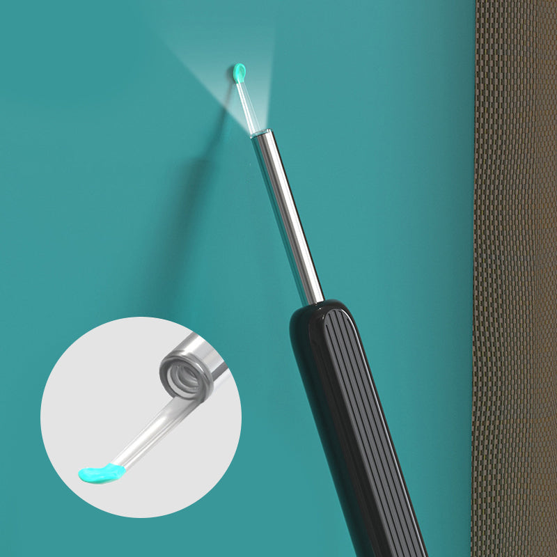 Smart elektronisk ørevoksfjerner med kamera og app for optimal, synlig og hygienisk ørepleie for voksne.