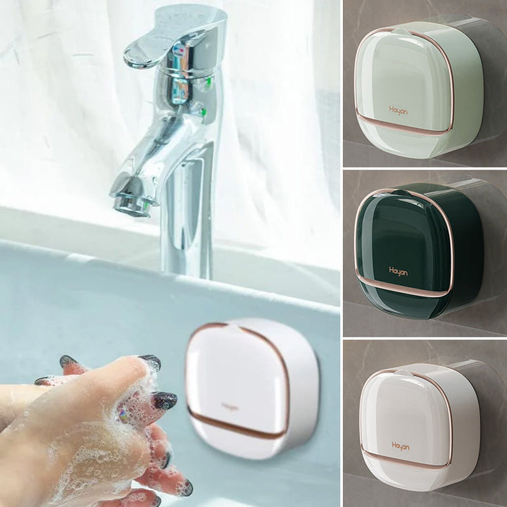 Praktisk plast såpeholder for baderom, vanntett design og god drenering holder såpen frisk.