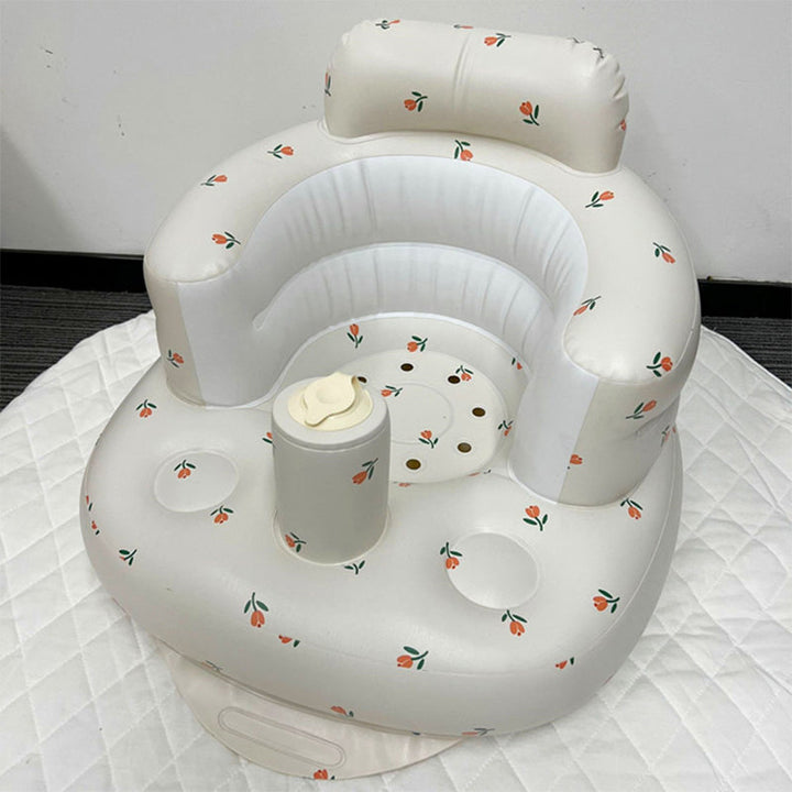Ergonomisk designet oppblåsbar babysofa for trygg sittestøtte, et ideelt barneprodukt.