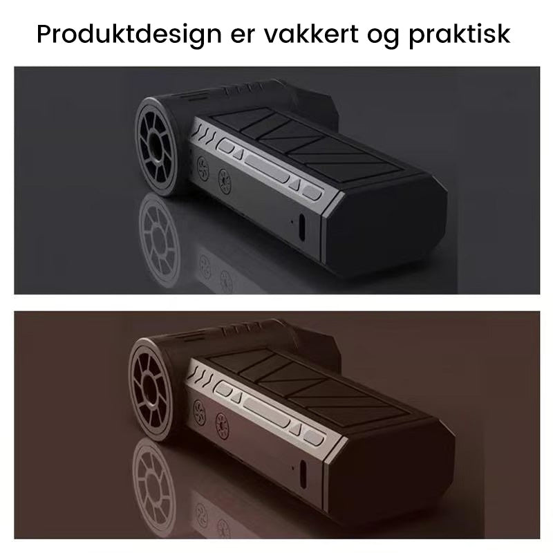 Kraftig mini jetvifte og munnstykker. Allsidig bærbar turbo luftblåser, ideell for hjem og hage.