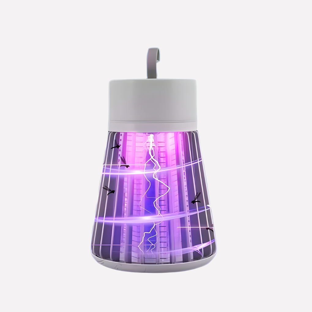 Elektrisk myggfanger, kompakt design for effektiv myggbekjempelse inne og ute. Sikrer insektfrie soner i hjem og hage.