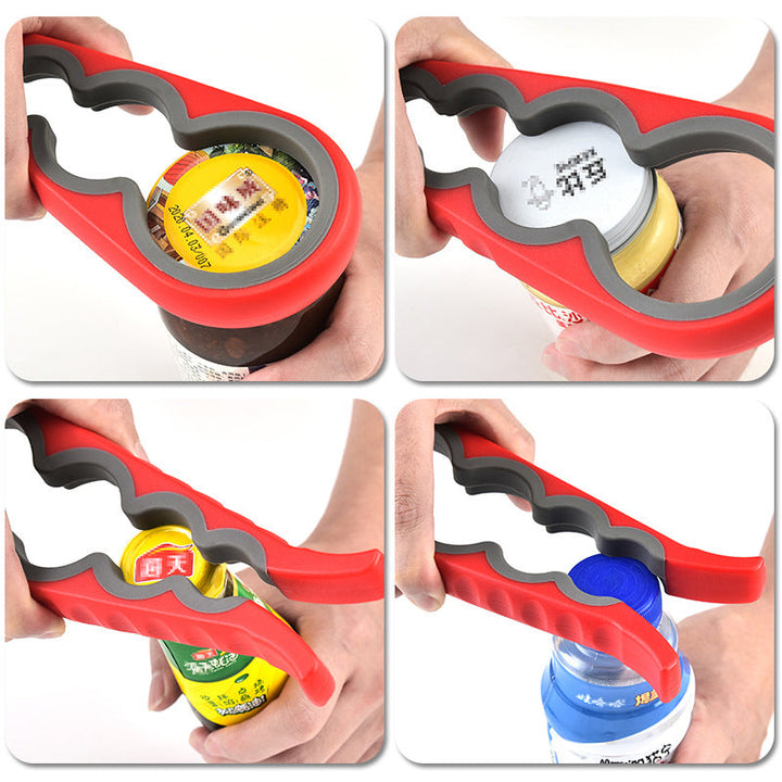 Multifunksjonell lokkåpner for alle størrelser, perfekt for eldre eller de med leddgikt.
