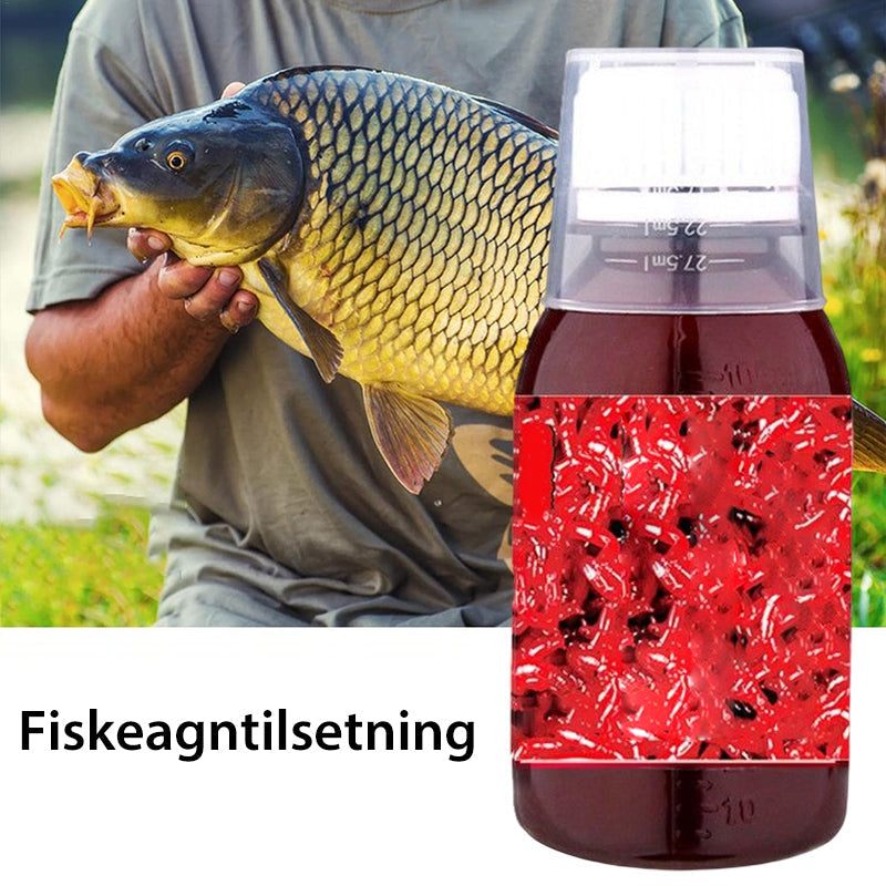 Høykonsentrert rød orm flytende fiskeagn. Ideelt fiskelokk for stor karpe. Øker attraksjon til agnet.