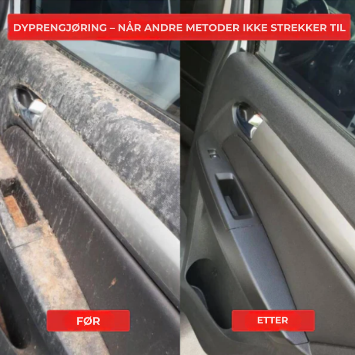 Steamrenser for båtpleie. Kraftig rengjøring av dekk og puter for langvarig hygiene.