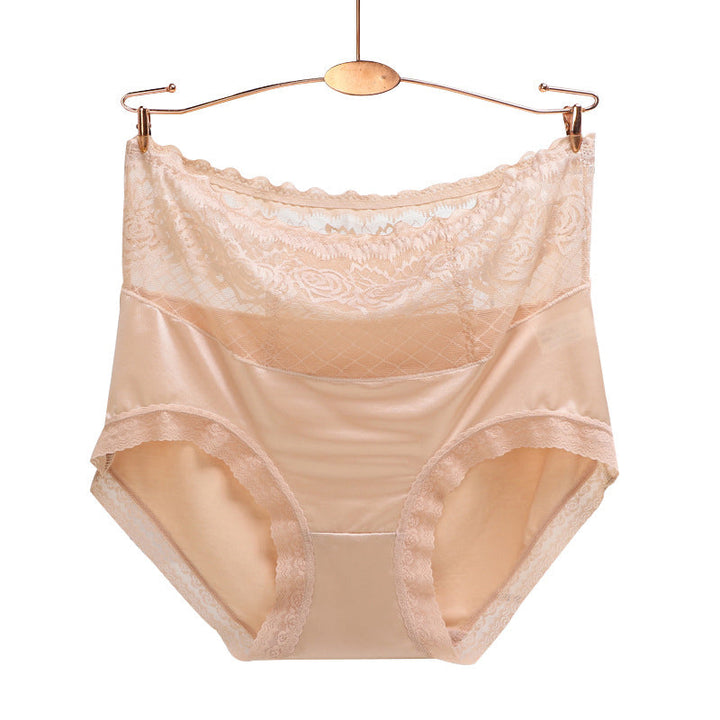 Bakside av høy midje shapewear truse, viser hiplift effekt og sømløs design.