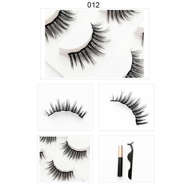 Gjenbrukbare magnetiske falske øyevipper og eyeliner. Miljøvennlig skjønnhet med naturlig look.