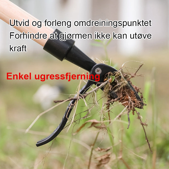 Allsidig ugresstrekker for presis ugressfjerning i blomsterbed, plener og grusganger.