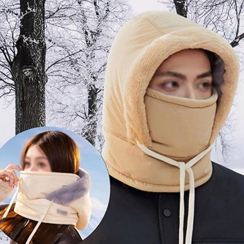 Akryl lue med varme øreklaffer for kvinner, perfekt for kjølige dager utendørs.