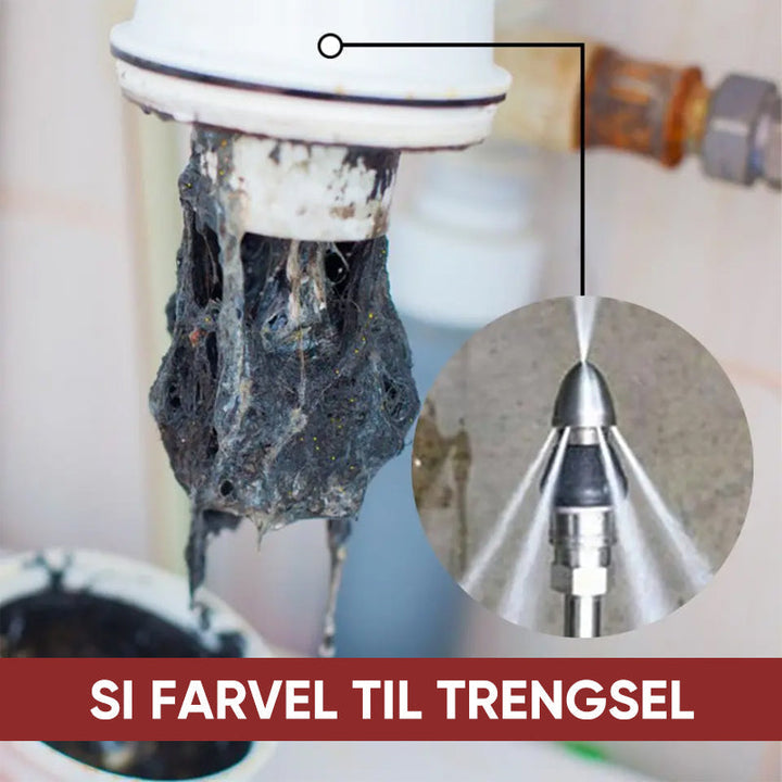 Kvalitetsdyse for kloakkvedlikehold. Langvarig løsning for rene og velfungerende rør.