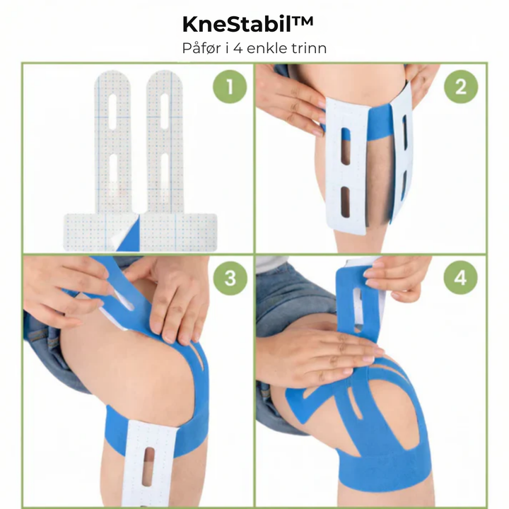 Unisex knestøtte for menn og kvinner, sikrer komfort og stabilisering av kneet ved aktivitet.