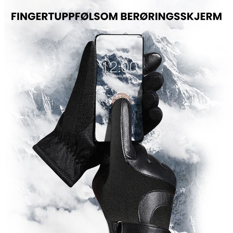 Robuste unisex hansker med varmegenskaper, vanntette og vindtette for ski, sykkel og friluftsliv.