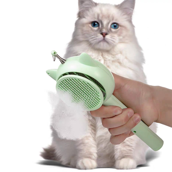 Interaktiv lek: Katt jager teaserleke fra multifunksjonell kattekam. Stimulerer kattedyr.