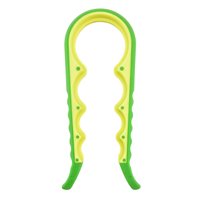 Universal krukkeåpner med sklisikkert grep, designet for trygg og enkel lokkåpning.