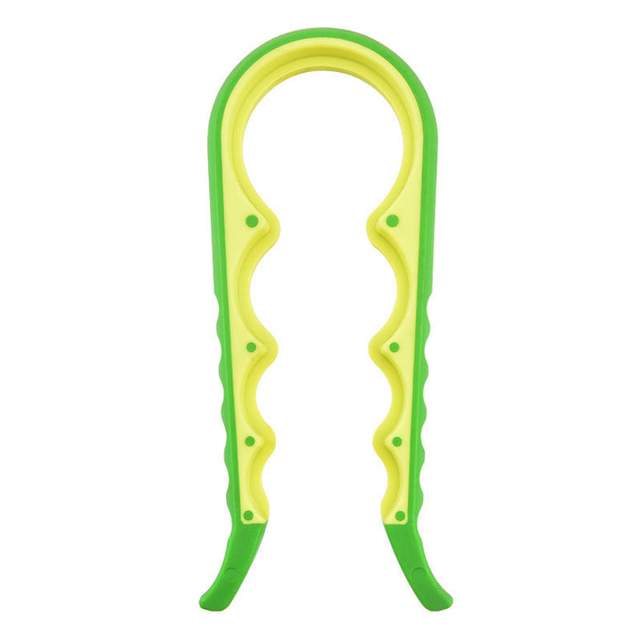 Universal krukkeåpner med sklisikkert grep, designet for trygg og enkel lokkåpning.