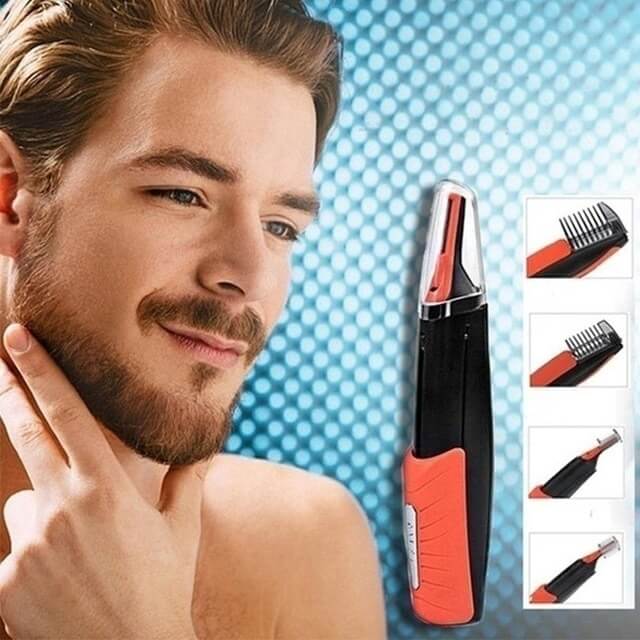 Skånsom og presis unisex hårtrimmer for ansiktshår og kroppshår. Perfekt for sensitiv hud.