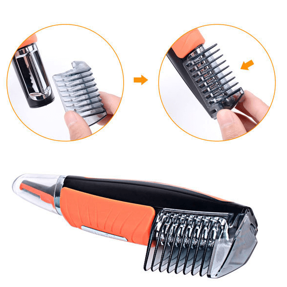 Unisex hårtrimmer for effektiv fjerning av ansiktshår og kroppshår. Fleksibel løsning for alle.
