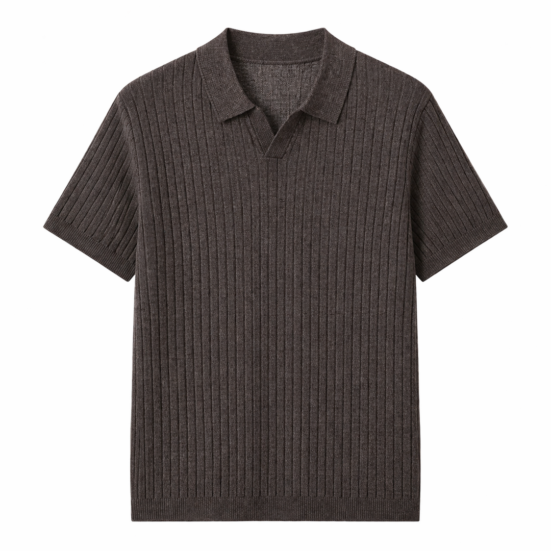Elegant herre polo skjorte i 100% Lyocell, perfekt for business casual stil.