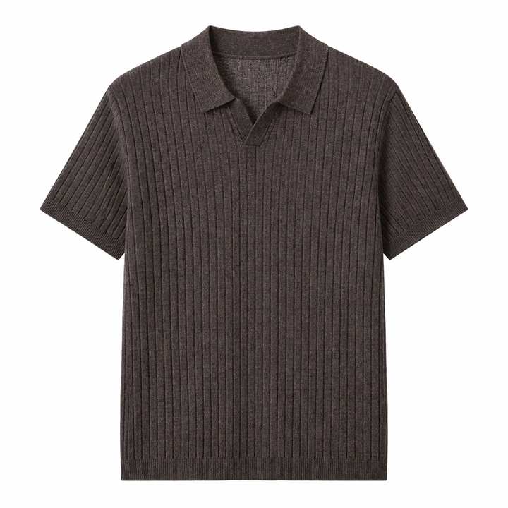 Elegant herre polo skjorte i 100% Lyocell, perfekt for business casual stil.