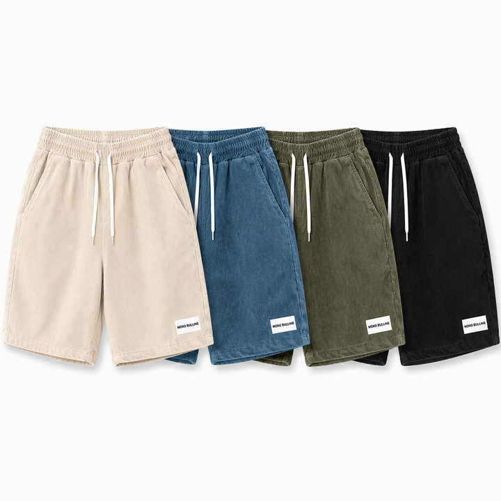 Stilige blå herreshorts for sport og fritid. Komfortable sommershorts, perfekte for aktive dager.