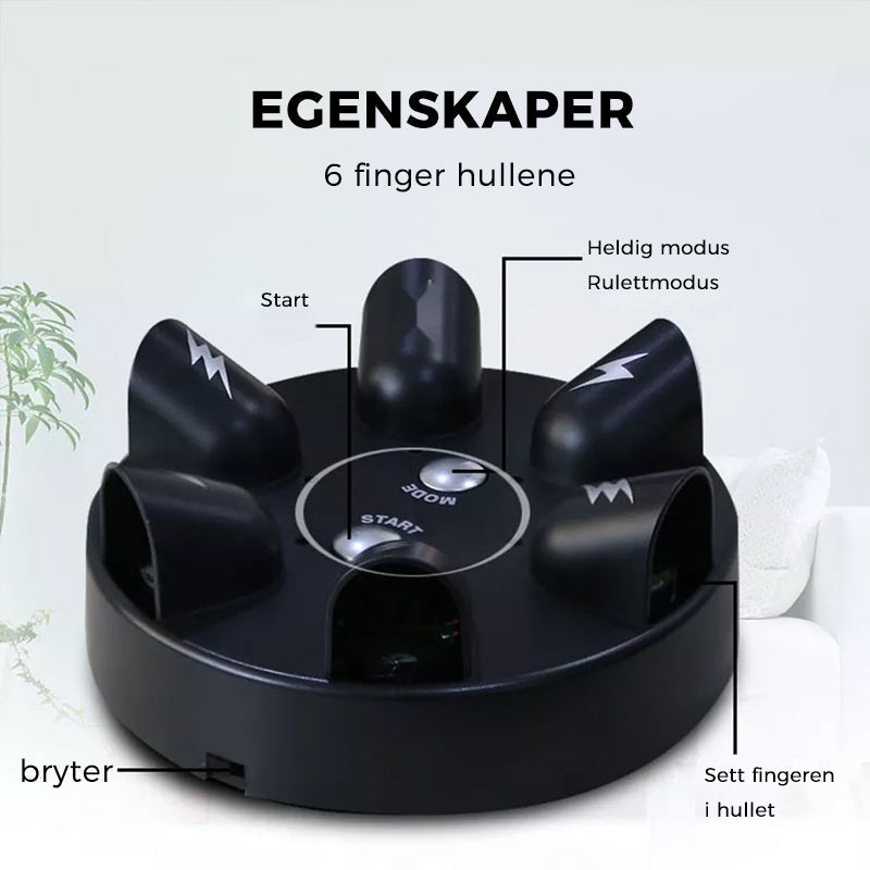 Underholdende Sjokk Roulette selskapsspill for vennegjengen.
