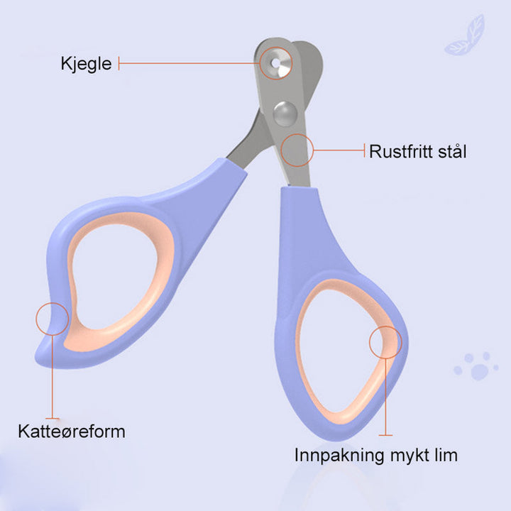 Høykvalitets negleklipper for katt, essensielt verktøy for hjemmestell og god hygiene.