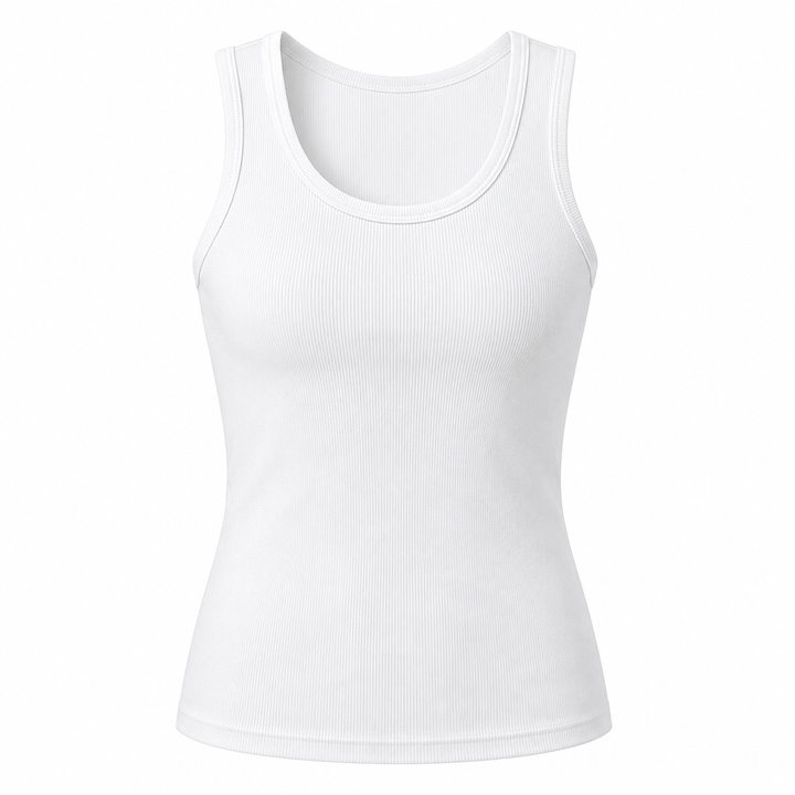 Ermeløs, pustende herre tank top designet for bodybuilding og intensiv fitness. Komfortabel treningsvest.