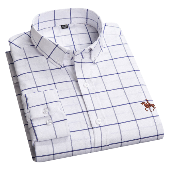 Mansjetter på langermet, slim fit herreskjorte; elegant design for komfort og stil.