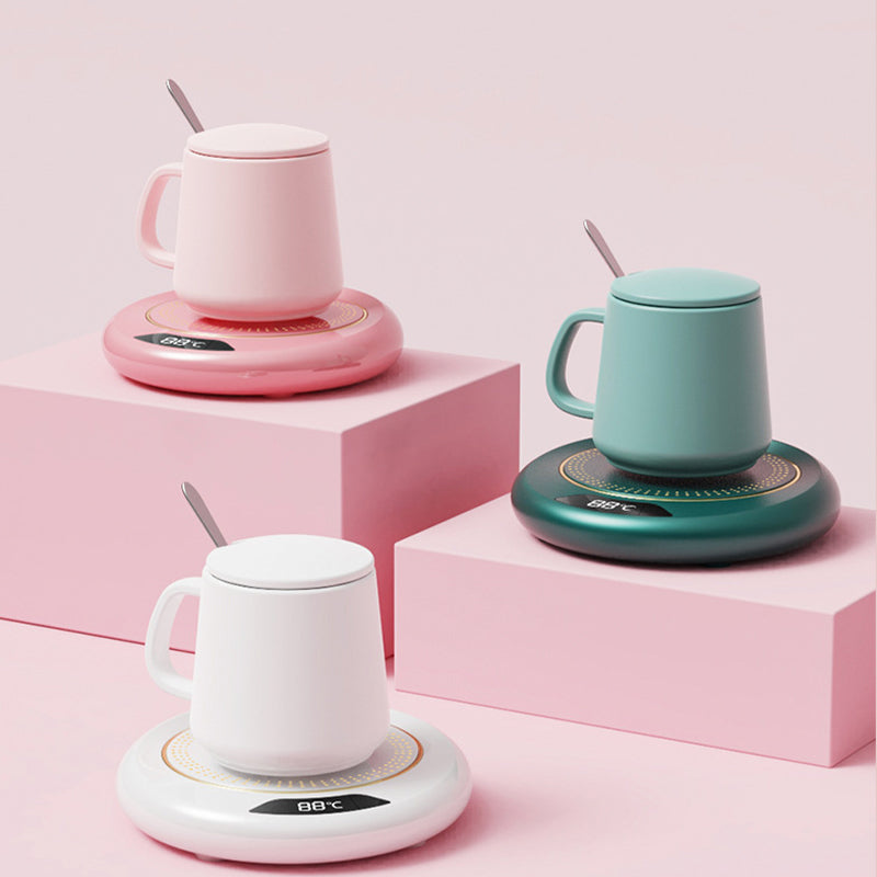 Smart kaffevarmer: varmebrikke for kaffe og kakao. Nyt rykende varm kaffe lenger med denne USB-koppevarmeren.