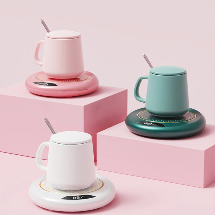 Smart kaffevarmer: varmebrikke for kaffe og kakao. Nyt rykende varm kaffe lenger med denne USB-koppevarmeren.