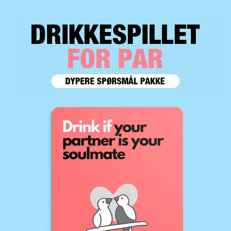 SVIMMEL DATO kortspill for voksne. Spennende spørsmål for en minneverdig datekveld.