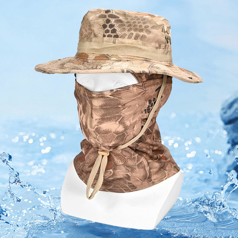 Unisex kamuflasjehatt for alle eventyr, inkludert fottur, fiske, sykling. Lettvekt og funksjonell.