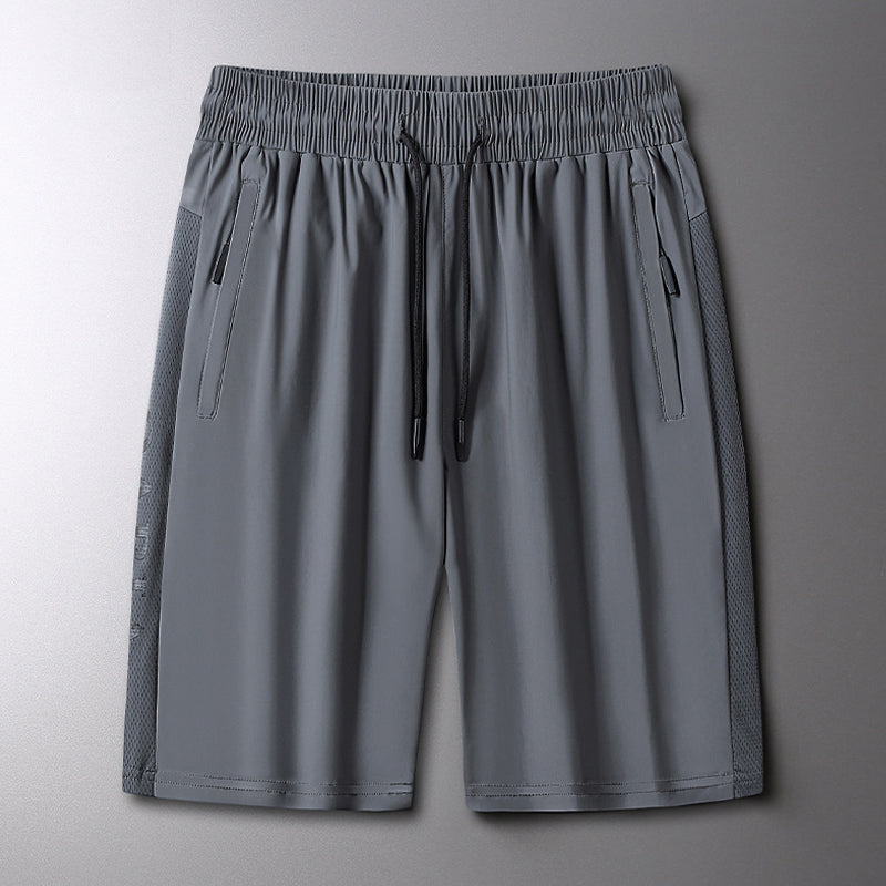 Slitesterke herre shorts med elastisk midje, perfekt for løping, sport og sommer.