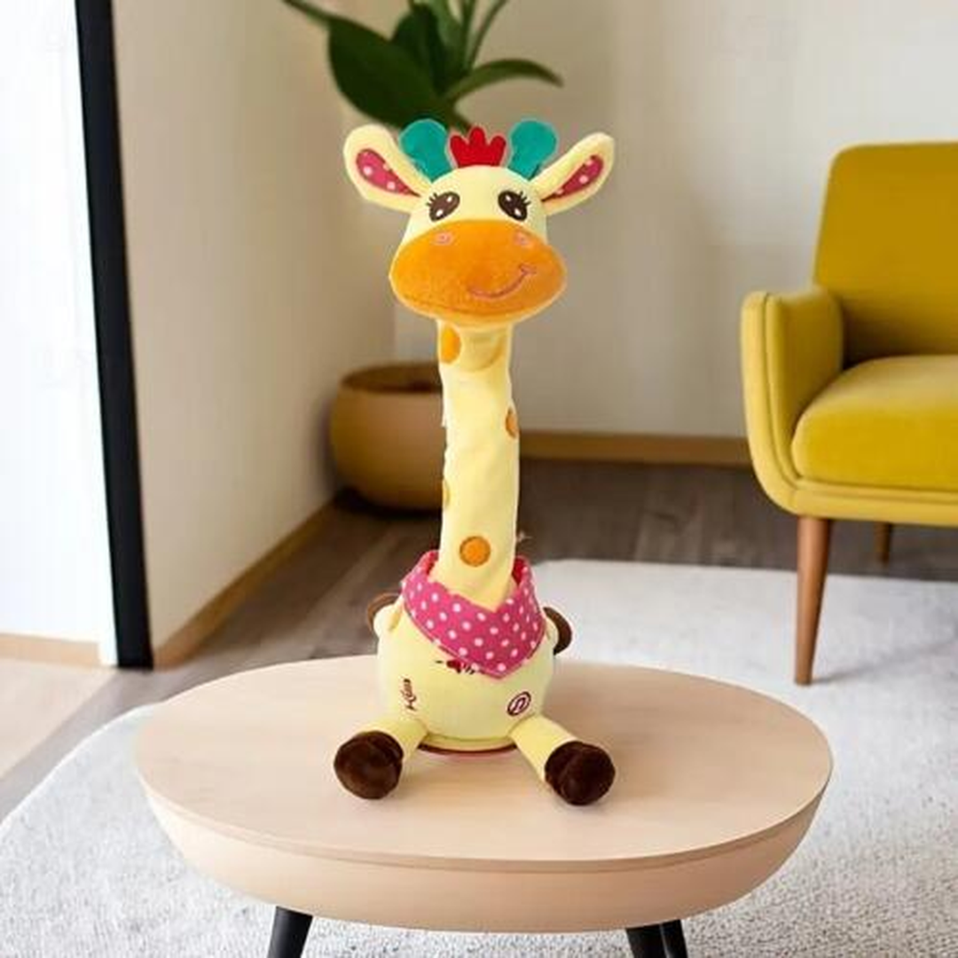 Interaktiv dansende giraffleke for barn med musikk, en morsom og utviklende babyleke.