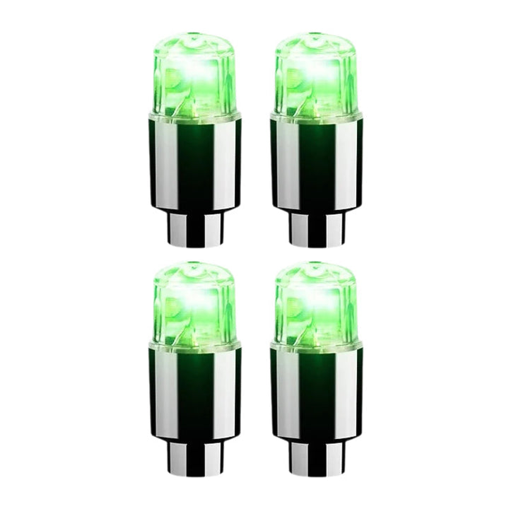 Monter enkelt vanntette LED dekkventil lys for sykkel, bil eller motorsykkel styling.