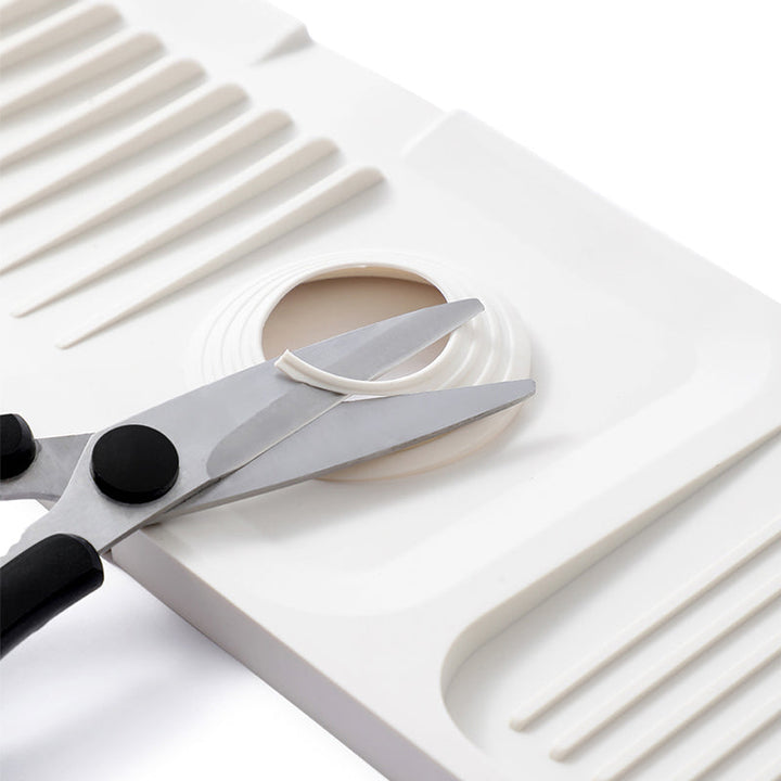 Hygienisk tørkematte i silikon, lett å rengjøre og vedlikeholde for daglig bruk på kjøkkenet.