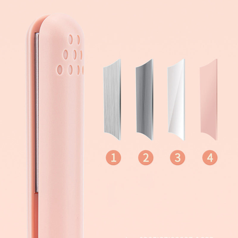 Keramisk mini rettetang for glatt, skinnende hår. Perfekt for rask touch-up, bærbar.