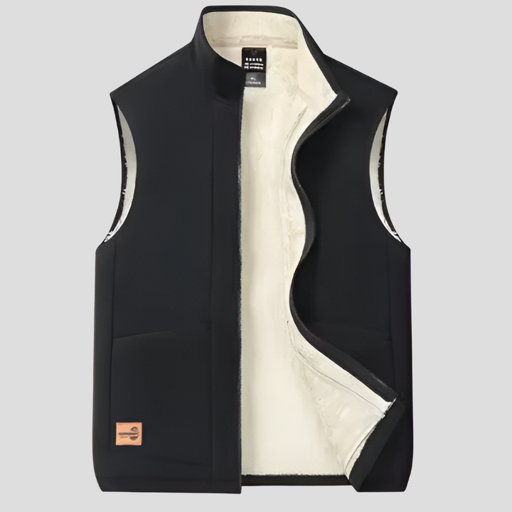 Moderne, komfortabel herrevest for vintermote. Fôret design som gir varme og stil til ethvert antrekk.