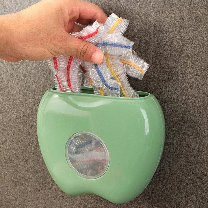 Oppbevaringsboks til plastfolie for bedre matbevaring og mindre søl.