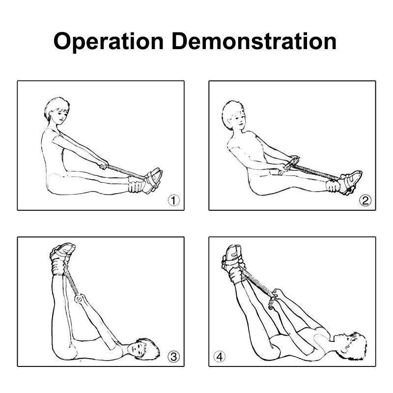 Ergonomisk ben- og magetrener for komfortabel og effektiv styrketrening hjemme.