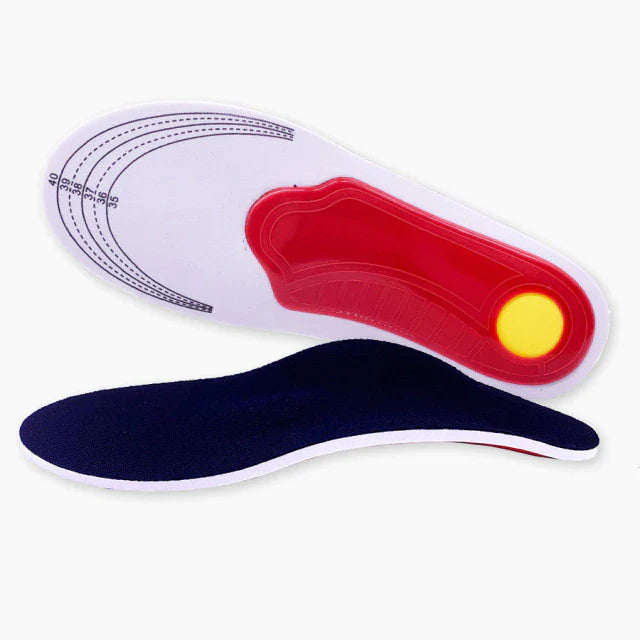 Ortopediske innleggssåler for buestøtte & smertelindring. Komfortable såler mot fotsmerter, unisex.