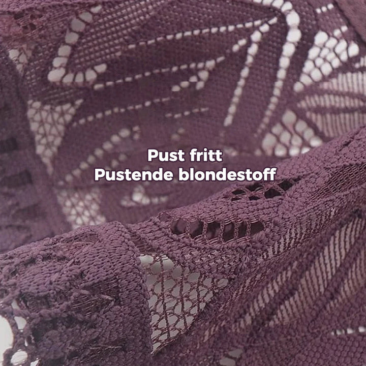 Sømløs plus size undertøy: trådløs komfort BH med glidelås foran og mykt, pustende stoff.