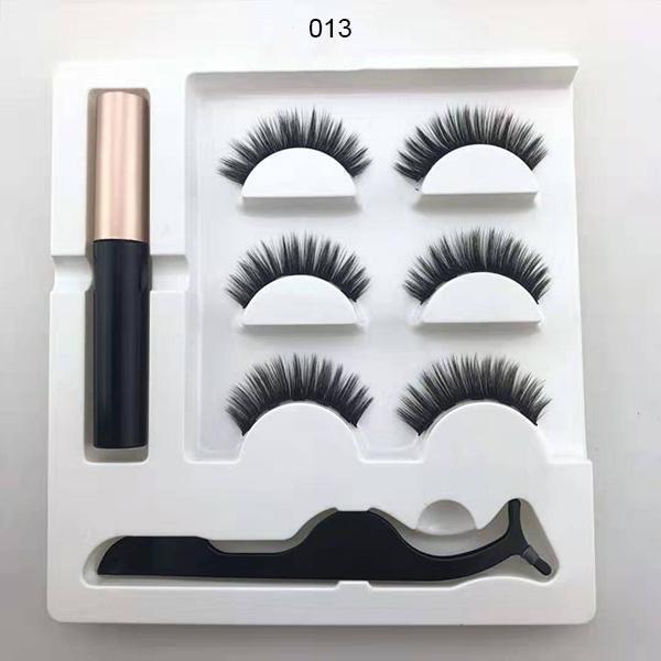 Enkelt magnetisk øyevippesett med eyeliner for naturlig look. Limfri, gjenbrukbar skjønnhet.
